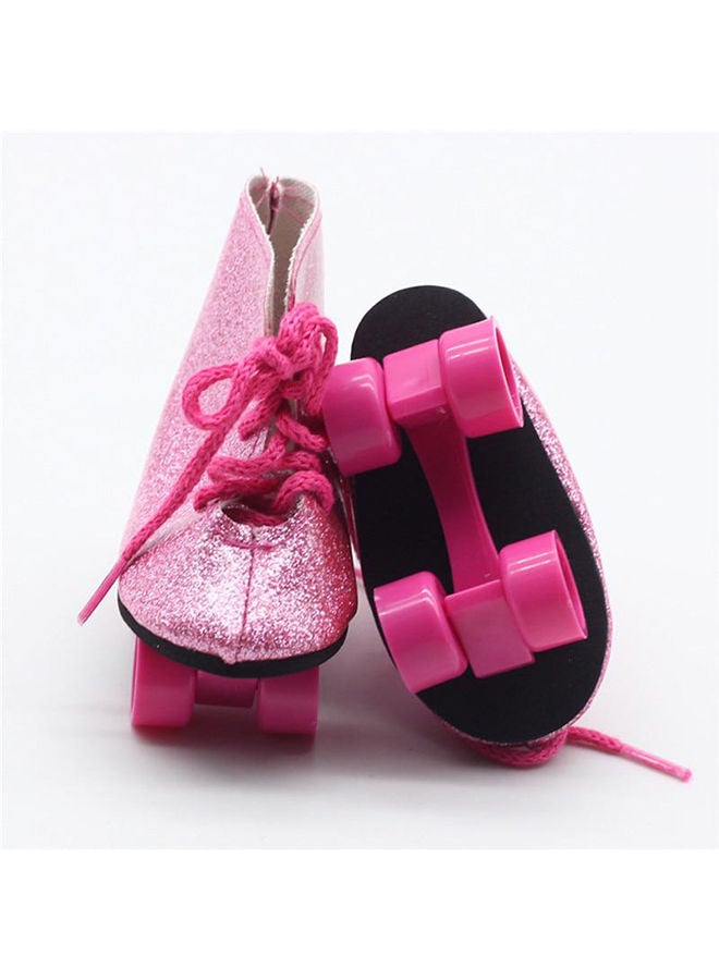 NIBEMINENT Roller Skates For 18 Inch American Doll 7x5x3.6cm - Image 4