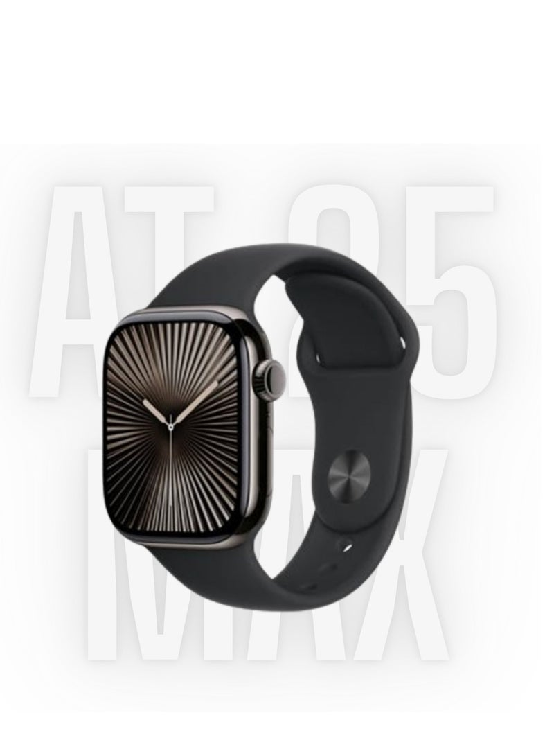 ZEDX AT25 MAX Smart Watch (46mm) – 2.2" Micro-Curved Display, Smooth Touch, Wireless Charging - Image 1