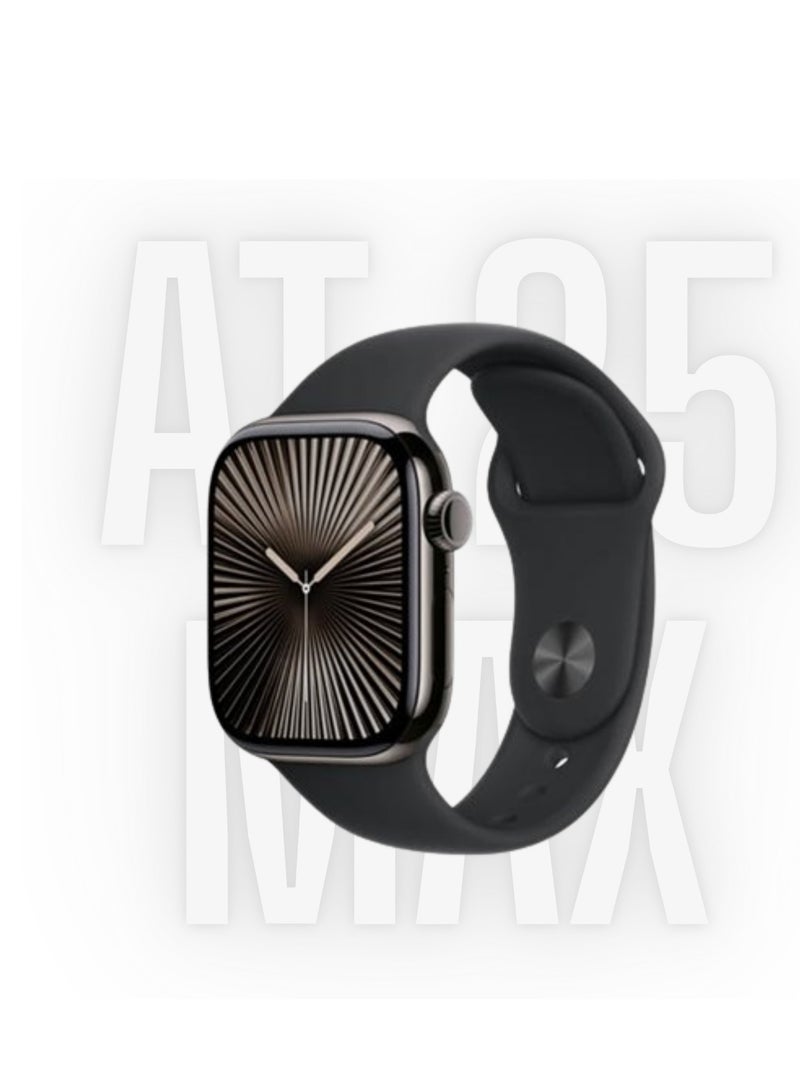 ZEDX AT25 MAX Smart Watch (46mm) – 2.2" Micro-Curved Display, Smooth Touch, Wireless Charging - Image 2