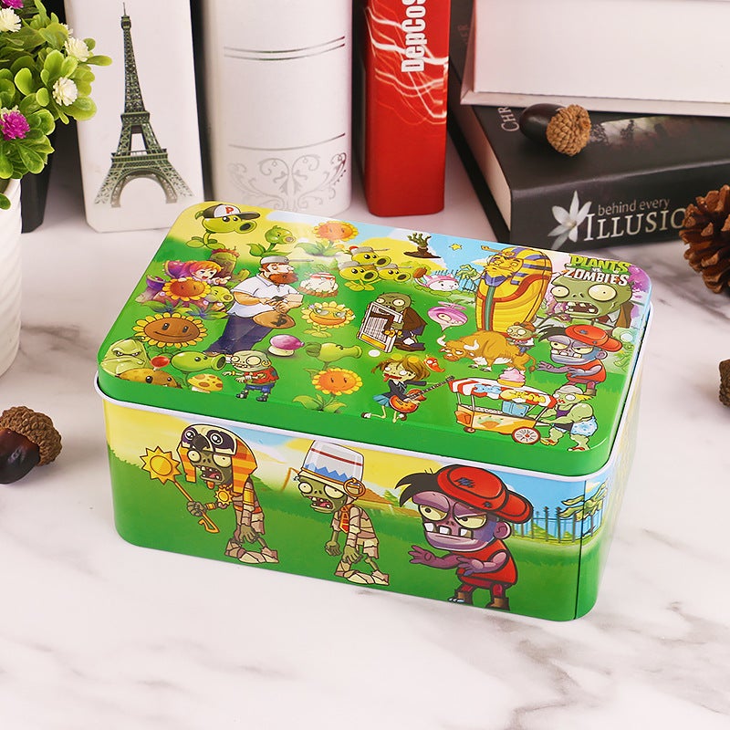 Children'S Wooden Early Education Extra Large 200 Pieces Iron Box Puzzle Puzzle Animation Stall Selling Toys Agent - Image 1