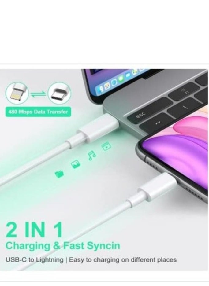 ELTRAZONE Fast Charging Cable for Apple iPhone Charger 20W  - Image 3