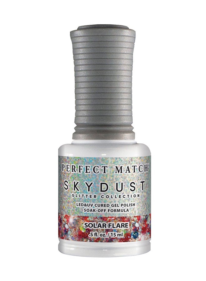 Lechat Gel Nail Polish, Gel Polish Soak Off Led U V Nail Gel Polish Sky Dust Glitter Solar Flare Sdms03 - Image 2