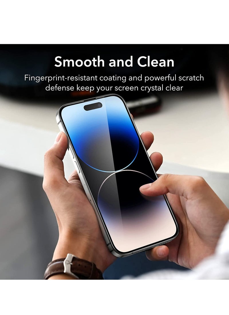 ELTRAZONE iPhone 14 Pro Max Screen Protector, Ultra-Tough Tempered Glass for iPhone 14 Pro Max 6.7 inch, Easy Alignment Frame, 2 Pack  - Image 4