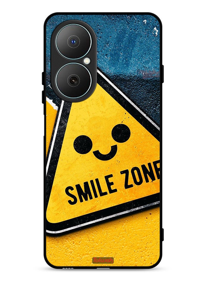 Tolwak Huawei Nova Y73 Protective Case Cover Smile Zone