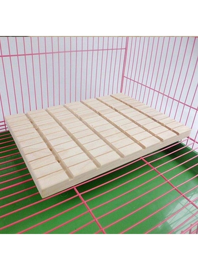 Hamiledyi Bunny Toys Rabbit Foot Pad Chinchilla Guinea Pig Scratching Wood Board - Image 3