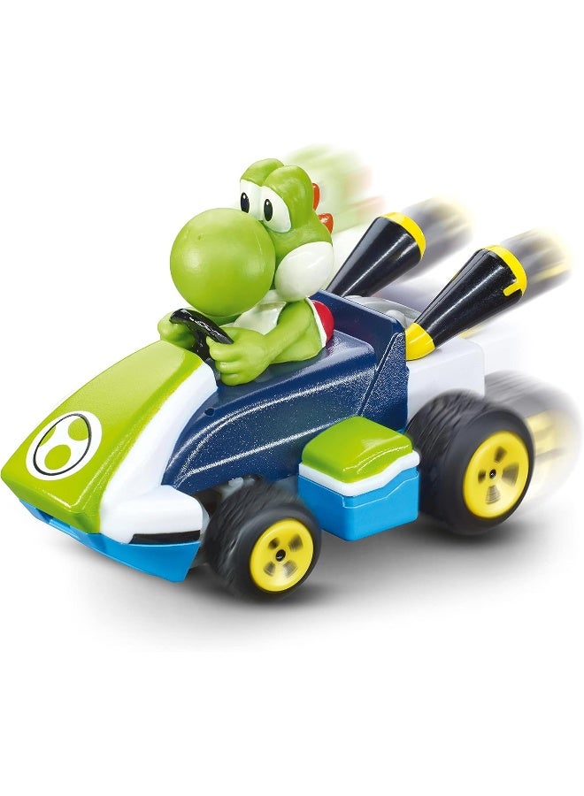 Carrera RC 2.4GHz Mario Kart Mini RC, Yoshi (Paperbox) I Officially Licensed I 1:50 Scale Collectible I Ready to Run I For Ages 6+ - Image 3