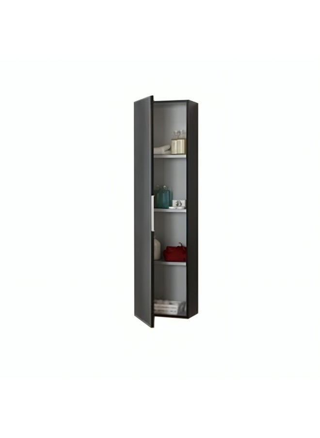 Homzmart MDF and Swedish Wood Bathroom storage Black - 50x40x200 cm  - Image 1