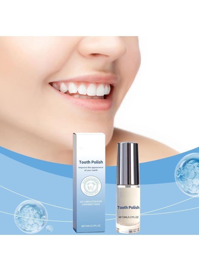 Feimuko Tooth Polish, Teeth Whitening Paint, Instant Teeth Whitening Paint, Portable & Long-Lasting Tooth Polish, 5ML - Image 3