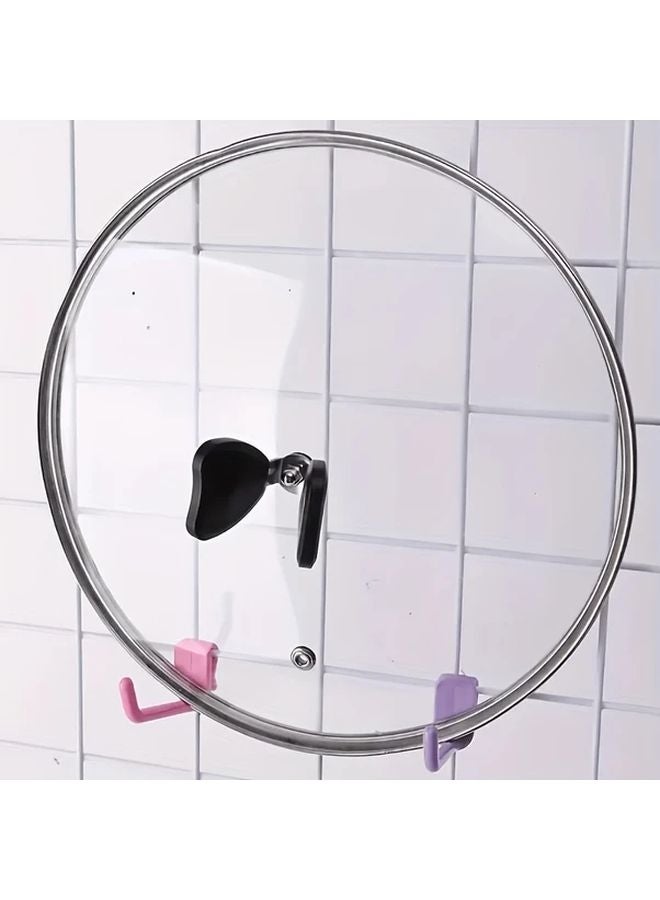 10pcs Multicolor Double Prong Plastic Hooks For Metal Grid Panels Display Home Supermarket Retail Store - Image 5