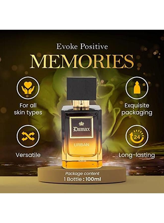 Dumont Urban 3.4Oz Unisex Perfume For Men And Women Spicy Musky And Luxury Fragrance Long Lasting Cologne Mist And Body Spray For Him And Her - Image 3
