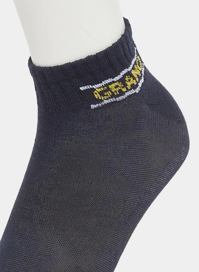 Styli Set of 5 - Striped Detail Quarter Socks