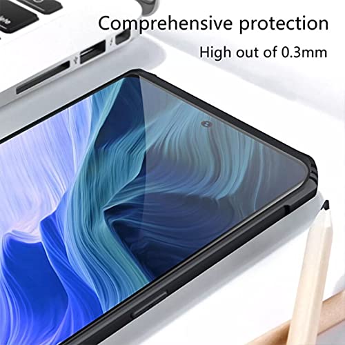 REALCASE Infinix Note 10 Back Cover Shockproof Bumper Crystal Clear | 360 Degree Protection TPU+PC | Camera Protection | Acrylic Transparent Eagle Cover Case for Infinix Note 10 (X-Black) - Image 5