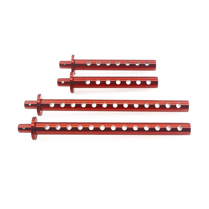 RCAWD 4pcs Alloy Front and Rear Body Post RER11338 for RC 1/10 Redcat Gen8 Crawler (Red) - Image 5