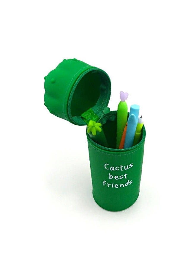 XIANGYU Creative Silicone Cactus Stationery Case Pen Pouch Pen Holder Case  - Image 5