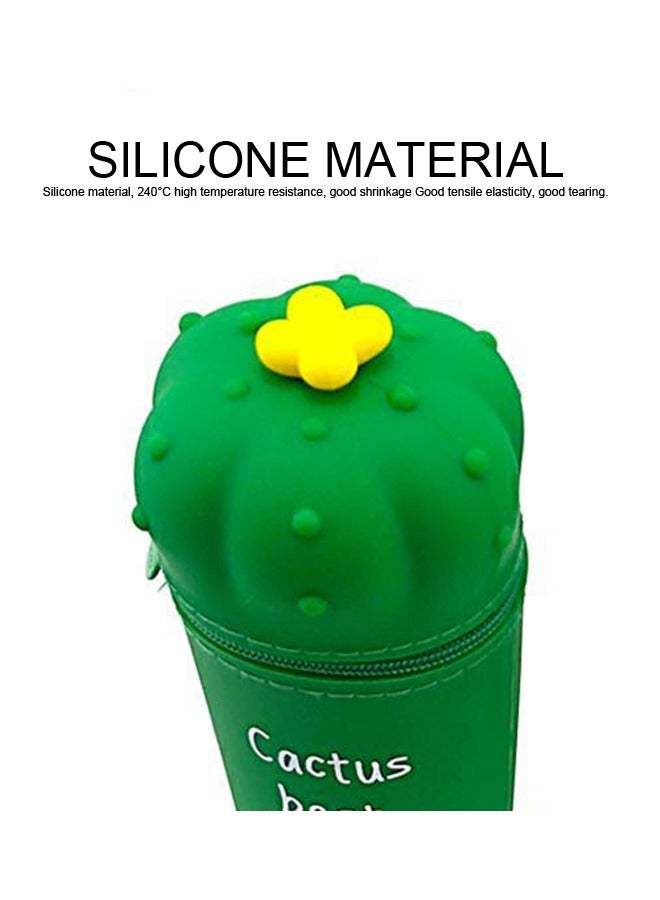 XIANGYU Creative Silicone Cactus Stationery Case Pen Pouch Pen Holder Case  - Image 4