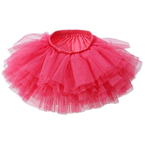 elamccor Tutu Skirt for Baby Girl Toddler 6 Layered Tulle Skirts 1-8T - Image 3