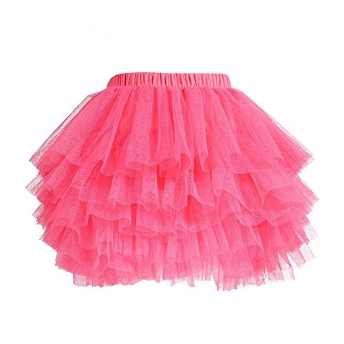 elamccor Tutu Skirt for Baby Girl Toddler 6 Layered Tulle Skirts 1-8T - Image 1