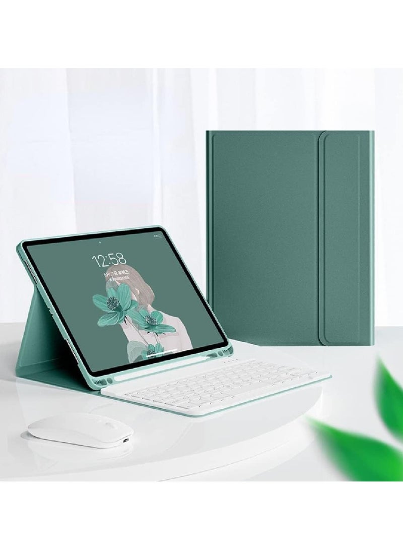 Arabic and English Keyboard Case for iPad Mini 6 2021 8.3 inch Keyboard Case and Mouse,Detachable Bluetooth Keybaord Cover with Pencil Holder - Image 1