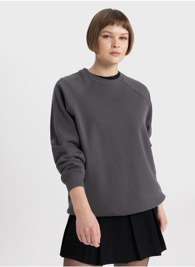 DeFacto - Woman Oversize Fit Sweat Shirt - Image 1