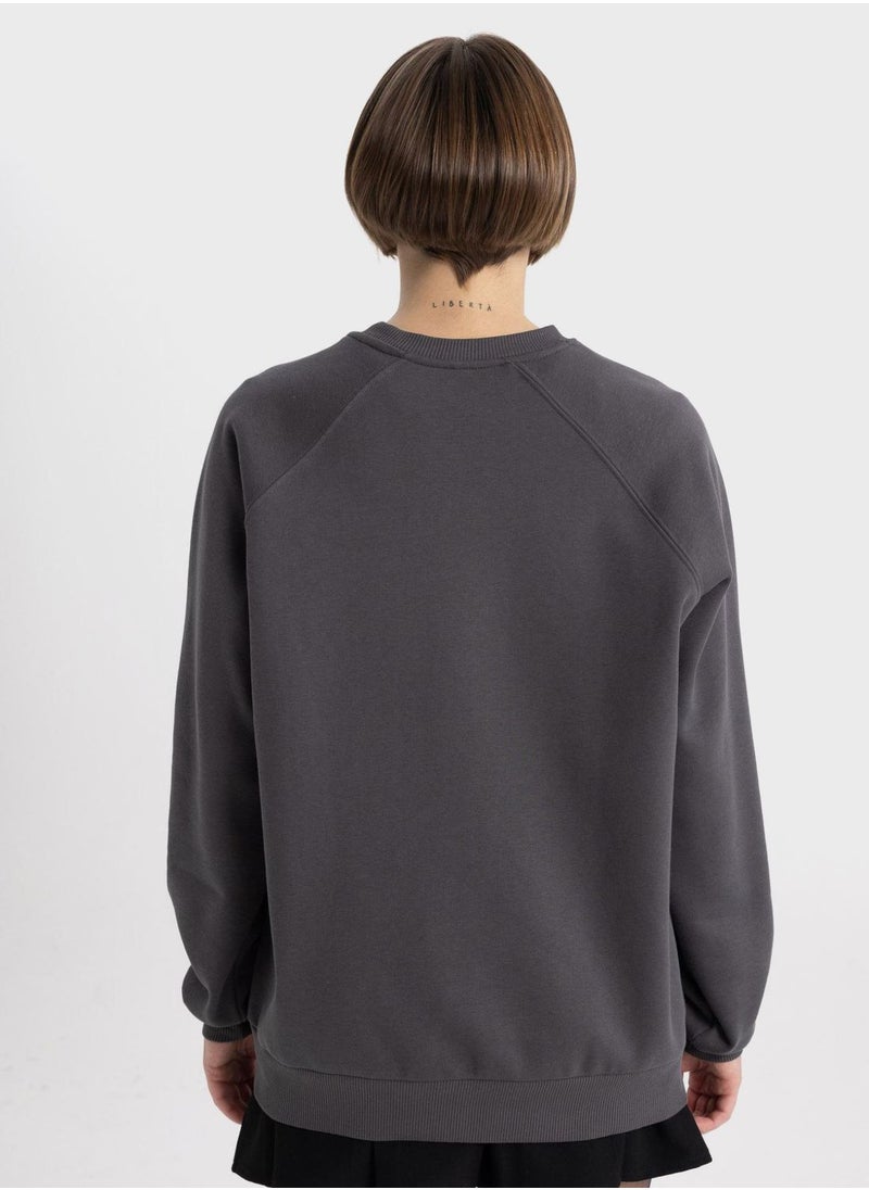 DeFacto - Woman Oversize Fit Sweat Shirt - Image 1