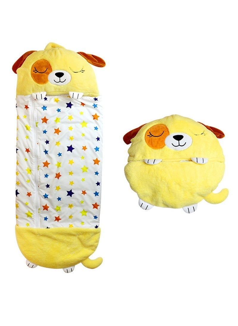 Gonice Children's sleeping bag Cartoon animal sleeping bag Children's quilted anti-kick sleeping bag Storage children's sleeping bag - Image 1