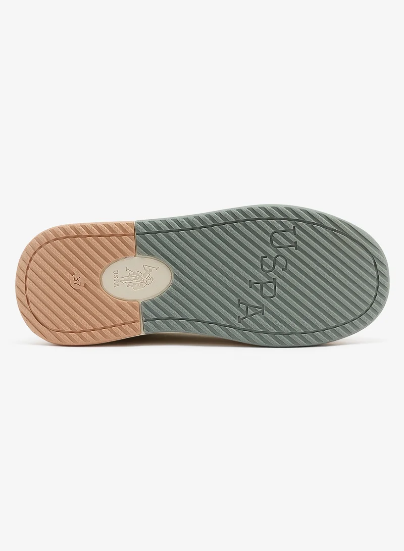 U.S. Polo Assn. beige Women's  Beige Low-Top Sneakers - Style that Moves, Comfort Shoes that Lasts for Women | Best Price UAE
