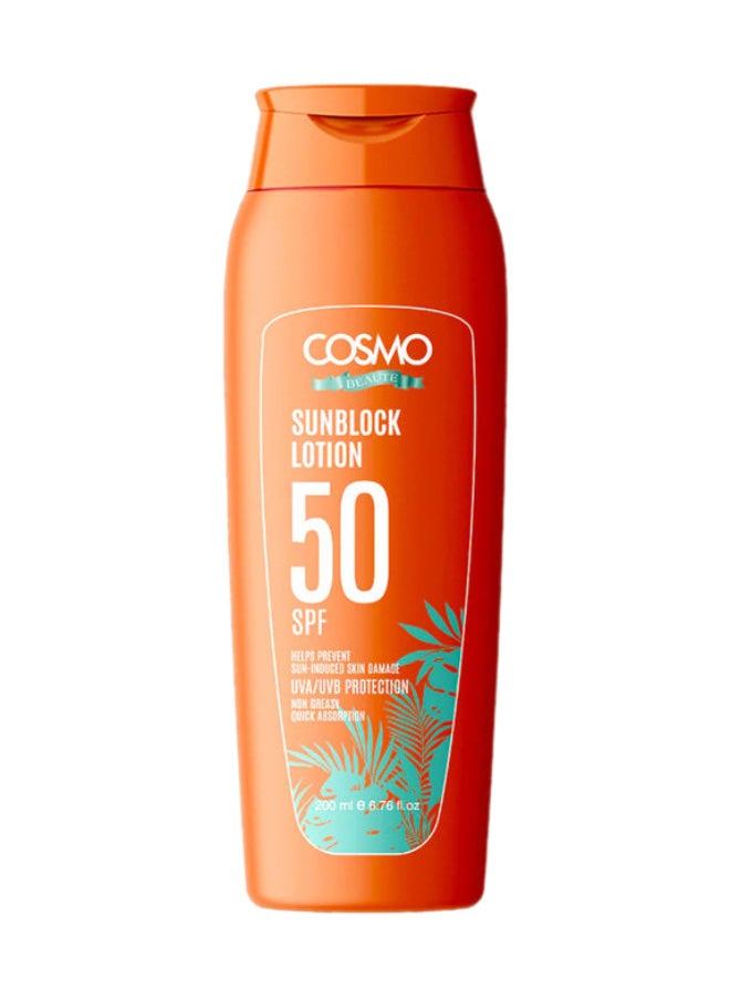 COSMO Beaute Sunblock Lotion SPF50 200Ml 