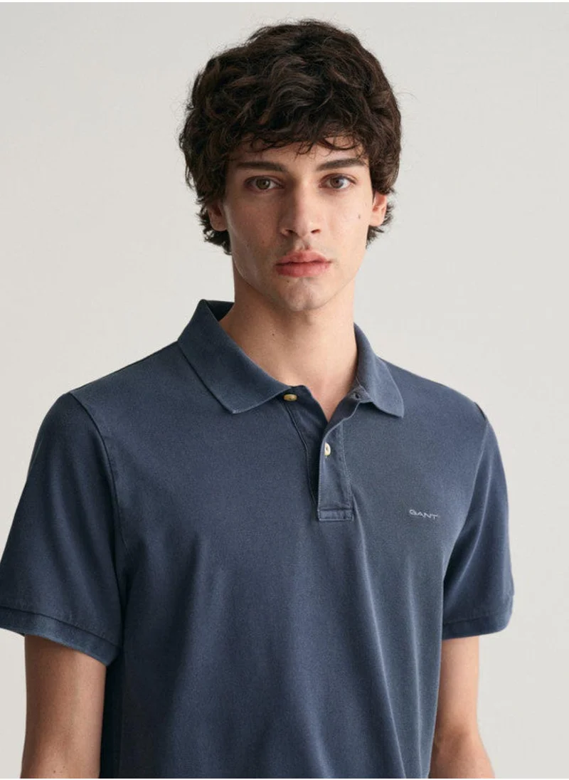 غانت Gant Sunfaded Piqué Polo Shirt