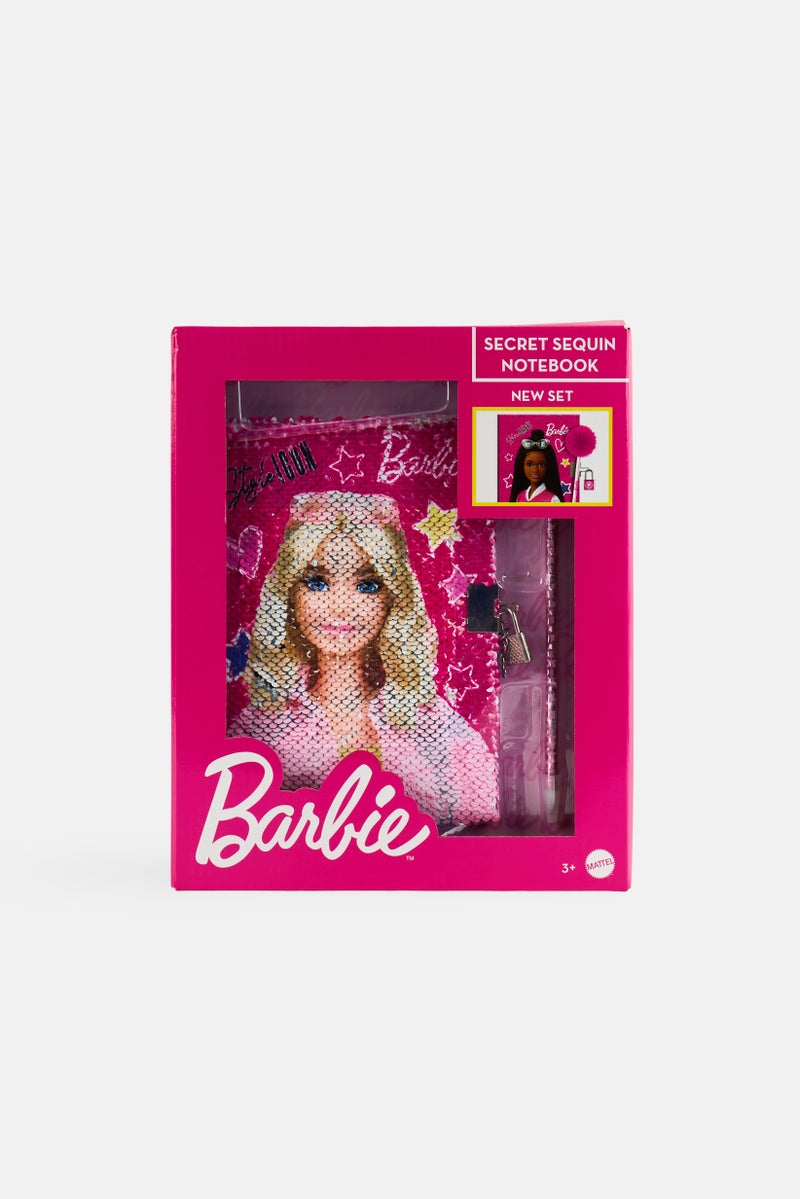 Barbie Mattel Barbie Secret Sequin Notebook Set - Image 1