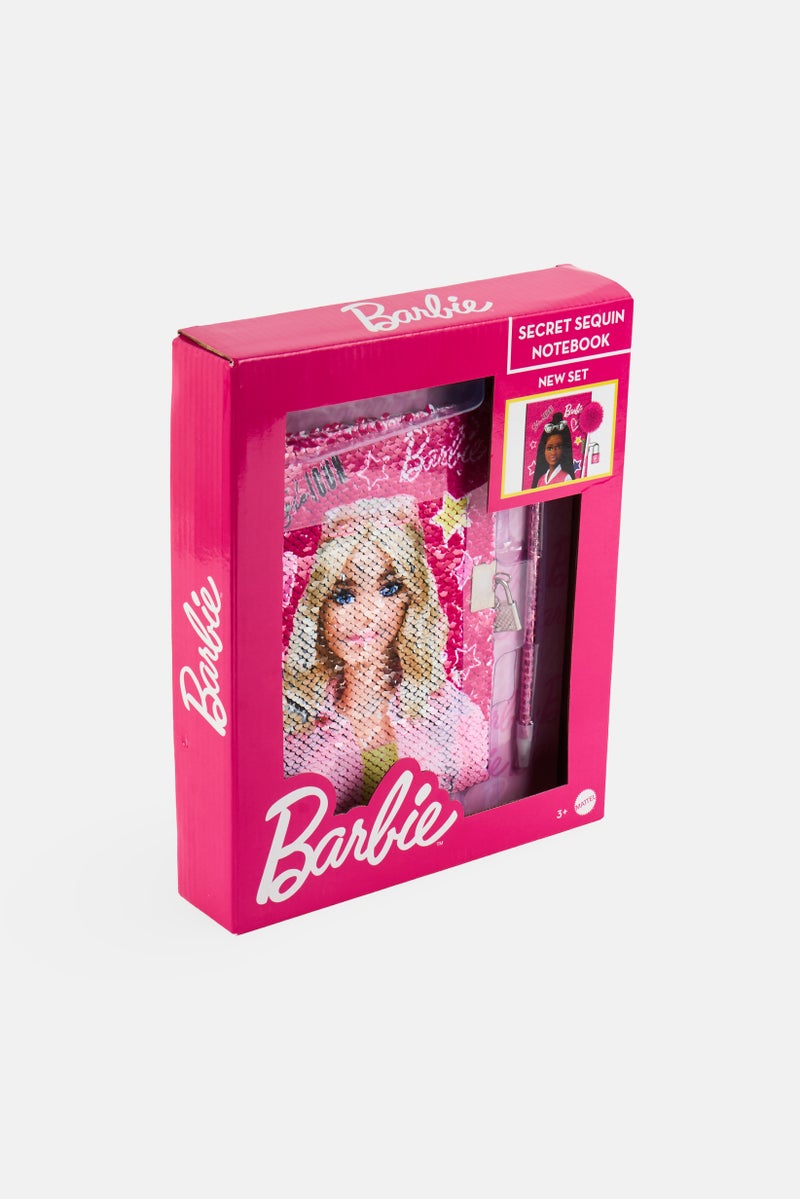 Barbie Mattel Barbie Secret Sequin Notebook Set - Image 2
