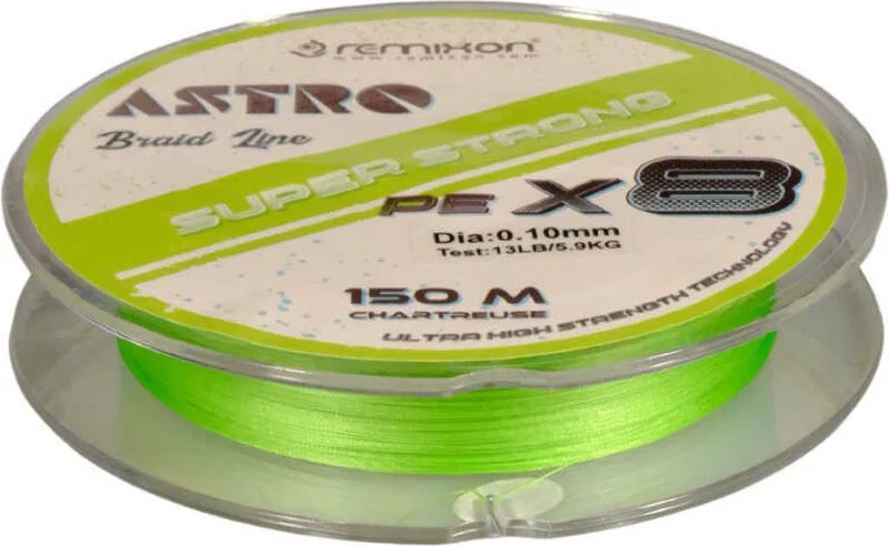 Remixon Astro 8x 0.06MM 150M Chartreuse Line STANDARD-0.16MM