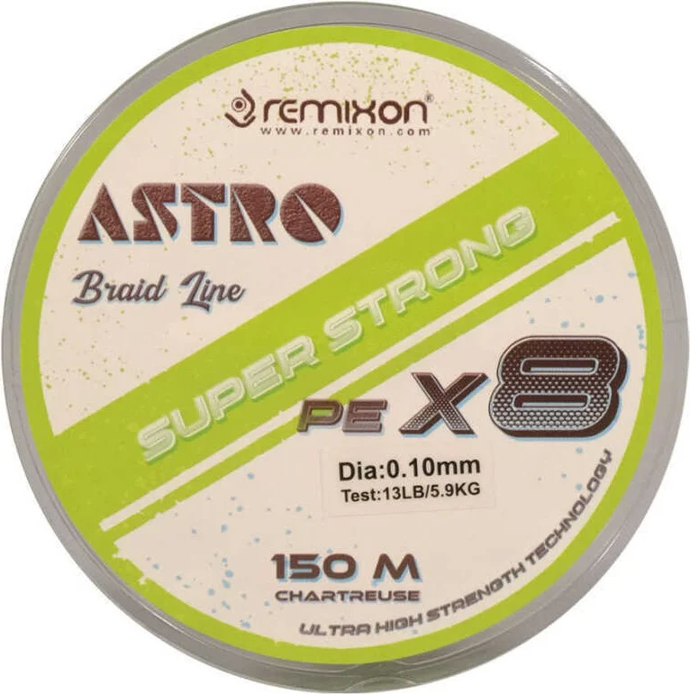 Remixon Astro 8x 0.06MM 150M Chartreuse Line STANDARD-0.16MM