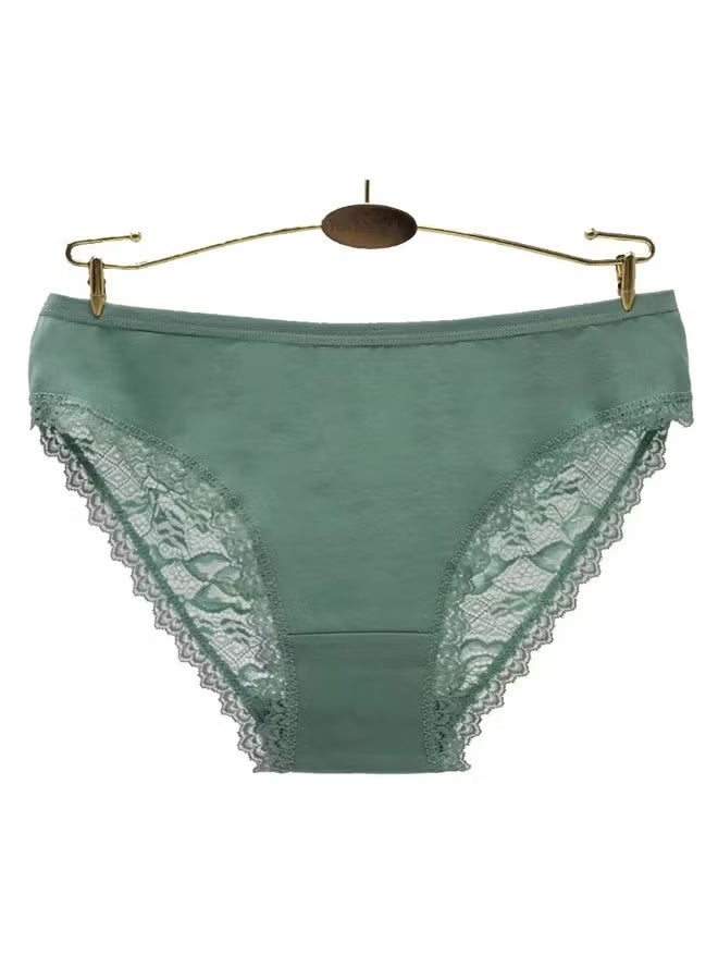 Zeemey 6-Piece Cotton Breathable Panties Low Waist Fashionable Ladies Panties - Image 3