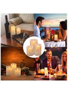 Flameless Candles, Set of 3 Flameless Pillar Candles, Battery Operated Fake Candle, LED Flameless Candles Flickering, Elegant Wickless Design, Perfect for Home Decor - pzsku/Z50C2AC264F11EEC7BFFFZ/45/_/1731428080/6833d7fa-f5e1-440e-8af9-6d1556e9afaf