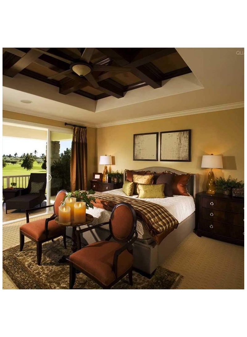 Flameless Candles, Set of 3 Flameless Pillar Candles, Battery Operated Fake Candle, LED Flameless Candles Flickering, Elegant Wickless Design, Perfect for Home Decor - Image 5