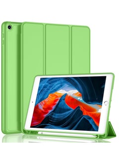MIGOFAST iPad 9th Generation Case 2021 iPad 8th Generation Case 2020 10.2 Inch with Pencil Holder iPad 7th Gen 2019 Case with Soft Baby Skin Silicone Back Auto Wake Sleep Cover  - Image 1