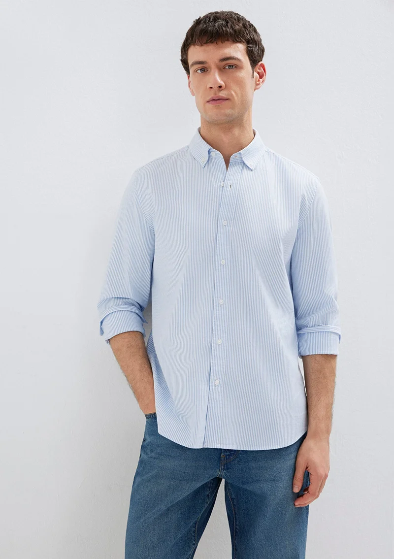 Mavi Striped Blue Shirt
