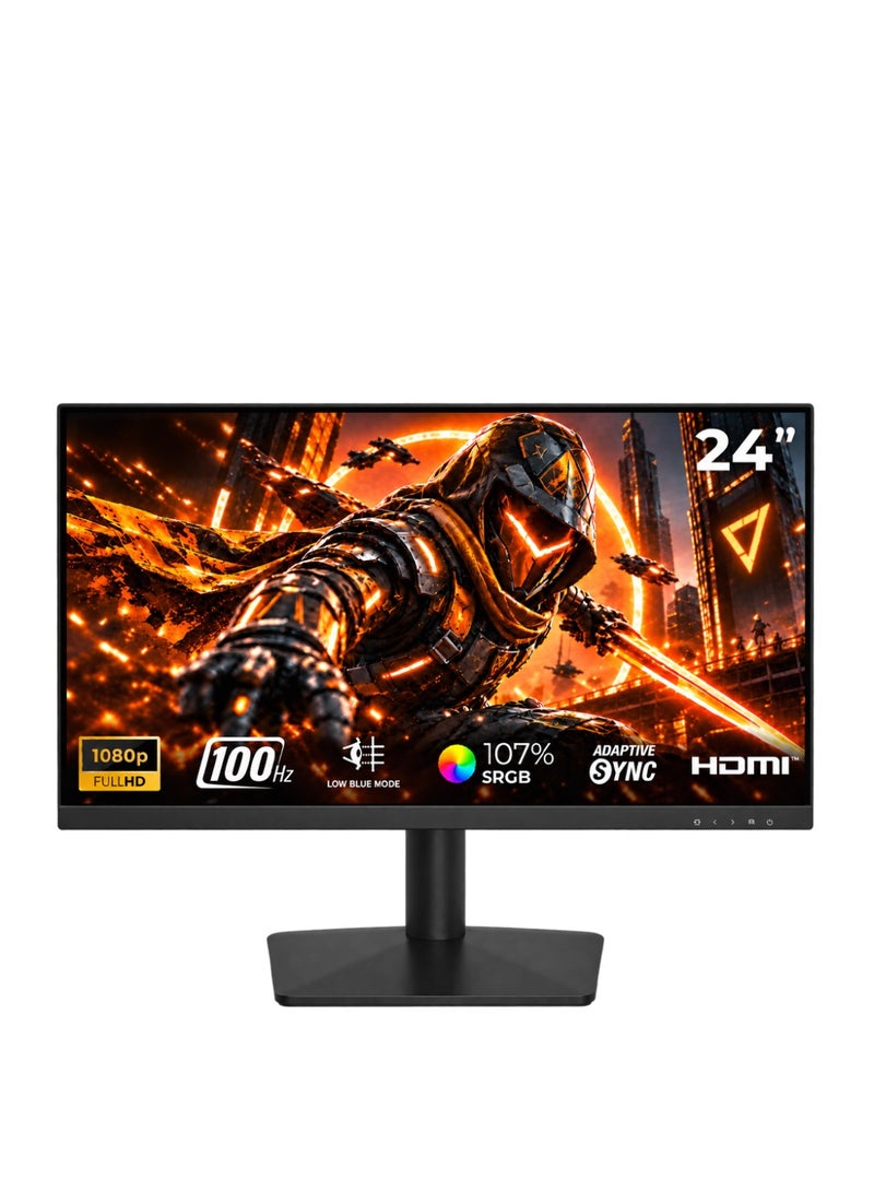 عرب جيمرز حزمة كمبيوتر الألعاب - Intel Core i5-12400F, NVIDIA GeForce RTX 5050 8GB, 16GB RAM, 1TB NVMe SSD, شاشة 24 بوصة FHD, لوحة مفاتيح, ماوس, سماعة رأس ومكبر صوت RGB للألعاب, ويندوز 11 برو - أسود - Image 3