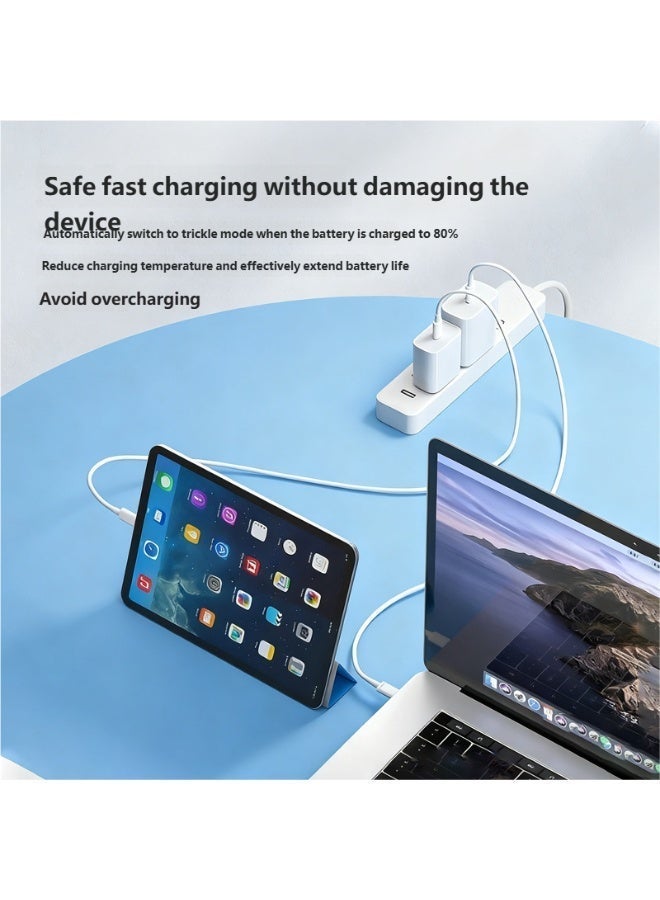 كابل شحن آيفون [مُشهَّد من MFi] كابل USB C إلى لينغتون شحن سريع بتقديم طاقة PD 27 واط لكابل آيفون لـ آيفون 14/14 برو/14 بلس/14 برو ماكس، آيباد برو، جميع أنماط آيفون 8-13 - Image 2