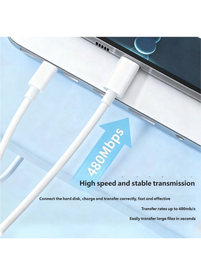 كابل شحن آيفون [مُشهَّد من MFi] كابل USB C إلى لينغتون شحن سريع بتقديم طاقة PD 27 واط لكابل آيفون لـ آيفون 14/14 برو/14 بلس/14 برو ماكس، آيباد برو، جميع أنماط آيفون 8-13 - Image 3