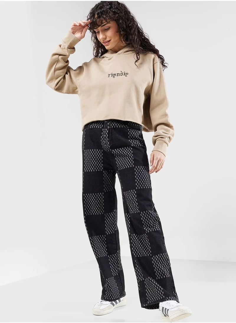 RIP N DIP Los Feliz Cropped Hoodie