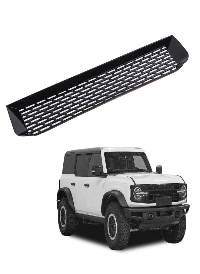 Linskip Modular Bumper Gap Insert Compatible with 2021-2025 Ford Bronco & Bronco Raptor, Enhancing Vehicle Front Appearance, Front Bumper Gap Cover for Bronco Exterior Accessories(Gloss Black) - Image 1