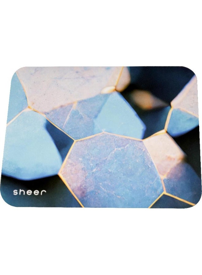 شير وسادة ماوس شفافة من الألياف الدقيقة/السيليكون - Image 1