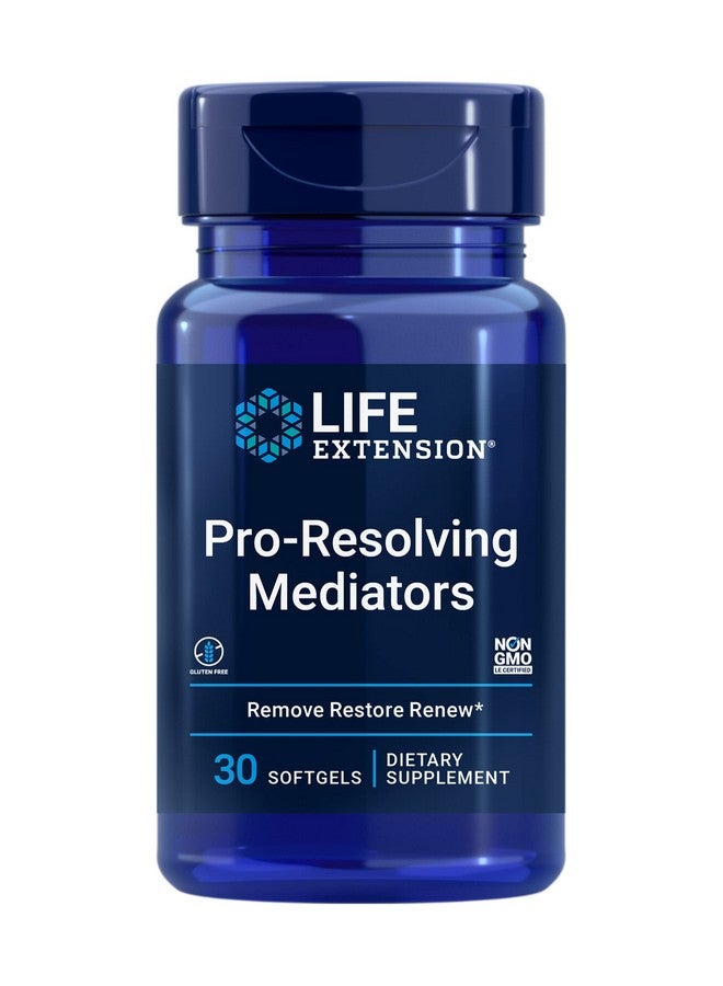 Life Extension Life Extension Pro-Resolving Mediators - Inflammation Management and Joint Health Supplement -Whole Body Health Support - From Marin Oil PRMs SPMs - Gluten-Free, Non-GMO, 30 Softgels - Image 1