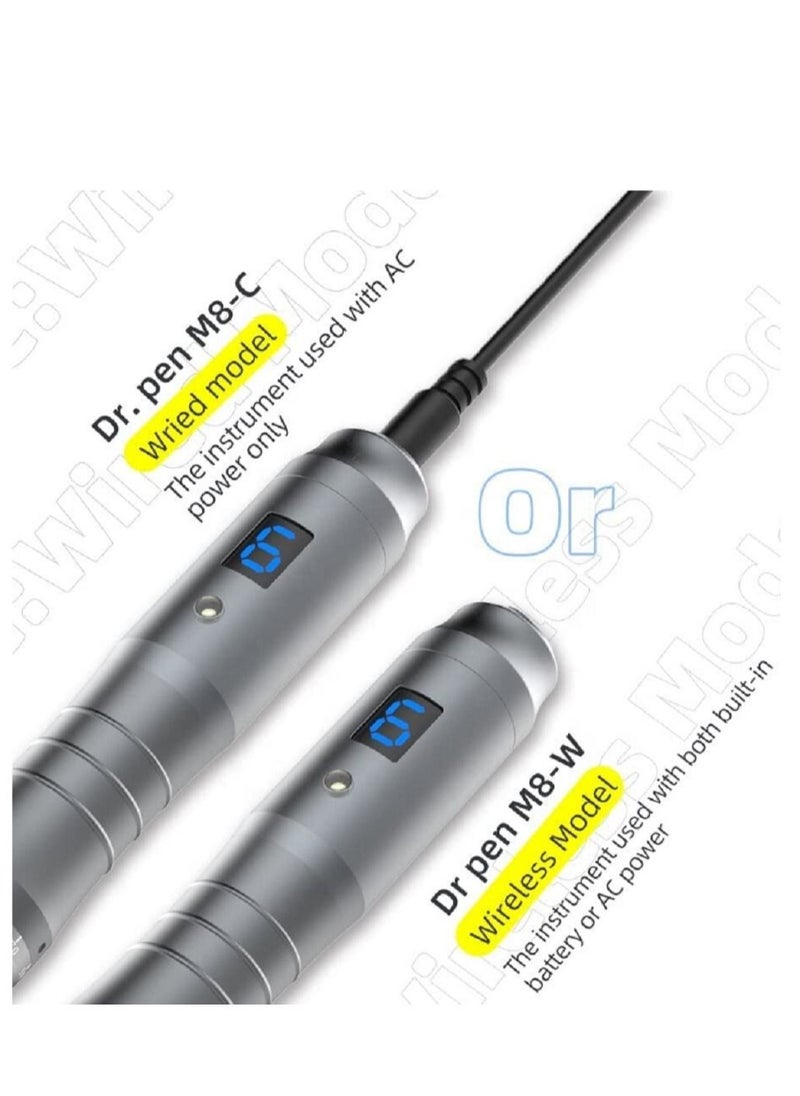 hydra Wireless Dr.pen Ultima M8 Professional Microneedling Pen Automatic Pen Set with 6 x 16 Pin Needle  - Image 3