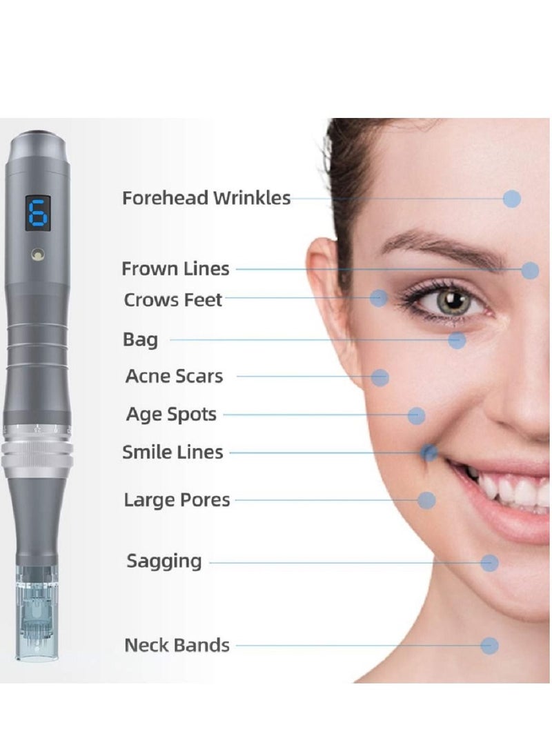 hydra Wireless Dr.pen Ultima M8 Professional Microneedling Pen Automatic Pen Set with 6 x 16 Pin Needle  - Image 2