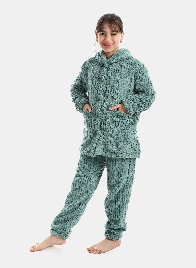 Andora Hooded Neck With Long Sleeve Pajama - Image 3