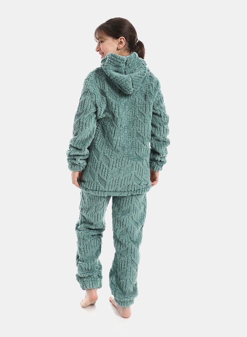 Andora Hooded Neck With Long Sleeve Pajama - Image 4