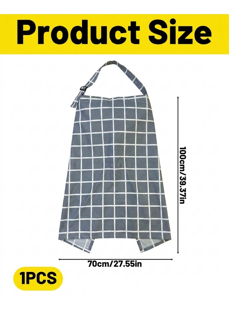 Chicco Breathable Nursing Cover and Adjustable Breastfeeding Apron for Mothers with Pouch Bag - Image 2