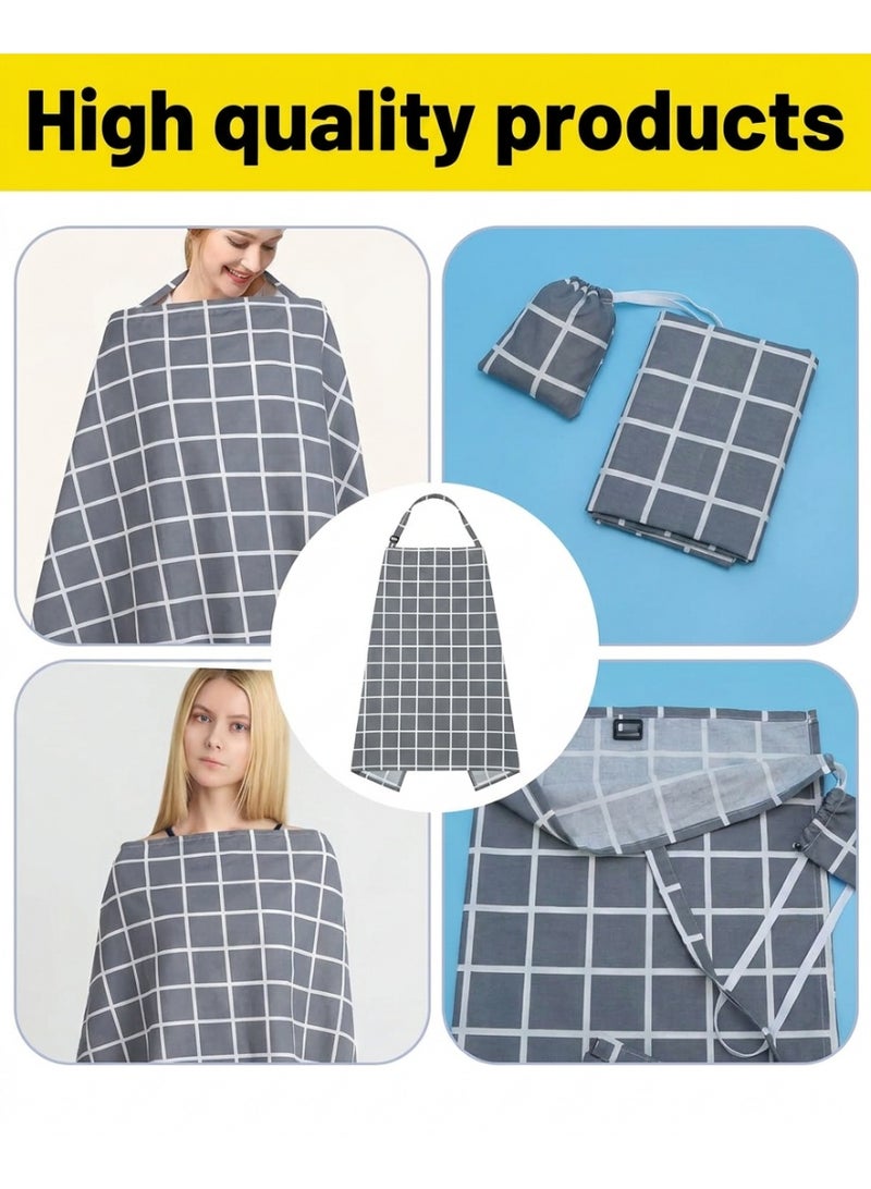 Chicco Breathable Nursing Cover and Adjustable Breastfeeding Apron for Mothers with Pouch Bag - Image 3
